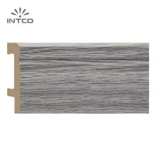 INTCO Waterproof Easy Installation Decorative Wood Color Floor Accessories Cornice Laminate  Skirting Board